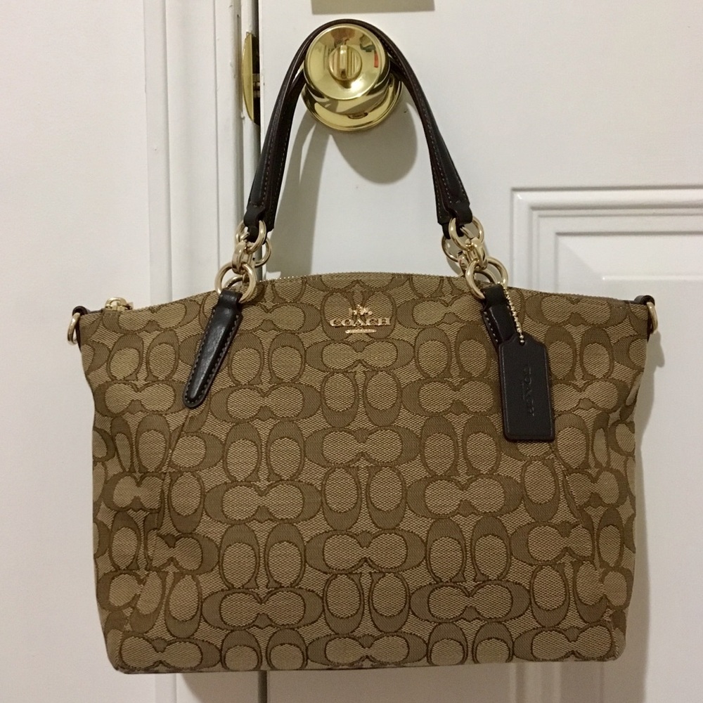 Authentic Brown Coach Crossbody Bag